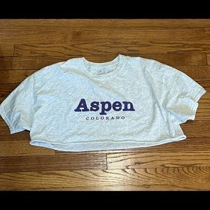 Brandy Cropped Aspen Tee